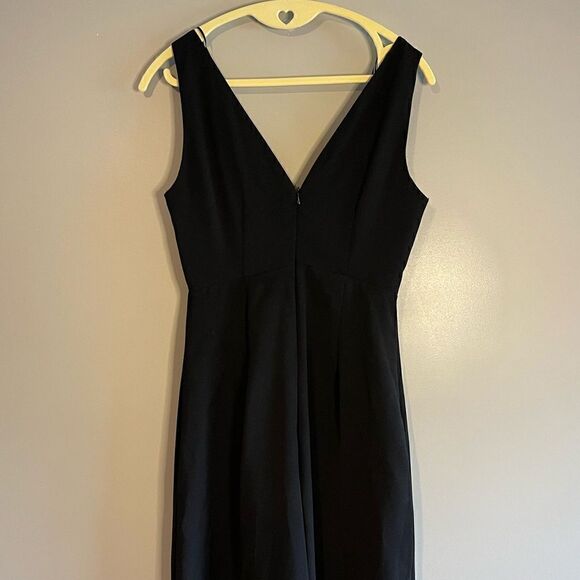 ZARA Sleeveless Pleated Front Wide Leg Jumpsuit in Black | SZ XS - Picture 15 of 15